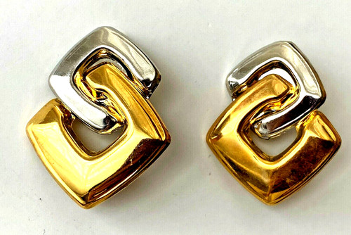 Vintage boucle oreille doré - vintage,