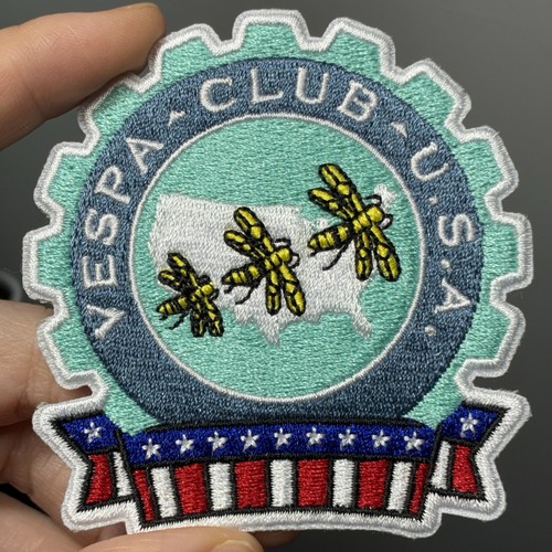 Sew patch vespa club - -, usa