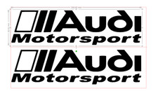 2 STICKERS AUDI  MOTORSPORT
