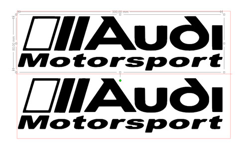 Stickers audi motorsport - 2,