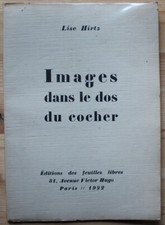 Lise DEHARME Images dans le dos du Cocher E.O. de son 1e livre sous nom HIRTZ 