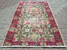 Turkish Rug, Carpet DoorMat Bedroom Rug Tapis Teppiche 33"x52" Distressed Carpet