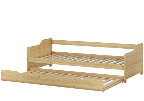 Lit banquette gigogne - , pin