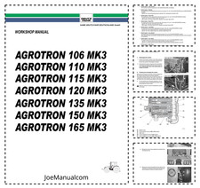 Deutz-Fahr Agrotron 106 110 115 120 135 150 165 MK3 Tractor Workshop Manual PDF