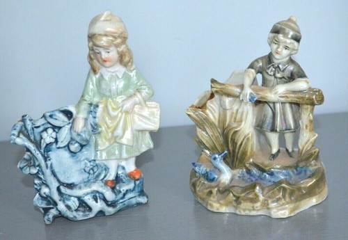 Figurines vase fillette - vase,
