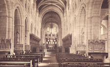 Carte postale ancienne "Buckfast Abbey Church The Interior" RAP Co. *livraiso...
