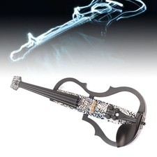 Violon électrique 4/4 Pleine Taille Silencieux Fibre De Carbone Avec Raccord OBF