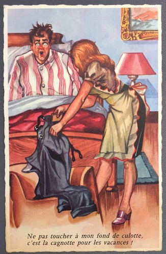 Carte postale humoristique - carte,