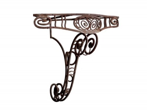 Console fer forgé - fer, art