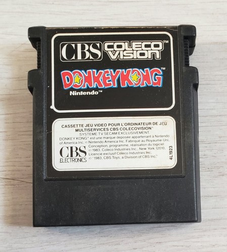 Jeu vidéo vintage cbs - vidéo,