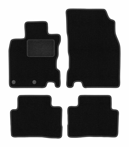 Tapis auto moquette noire - en,