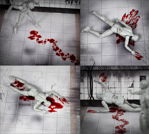 Blood pool effect set for - blood,