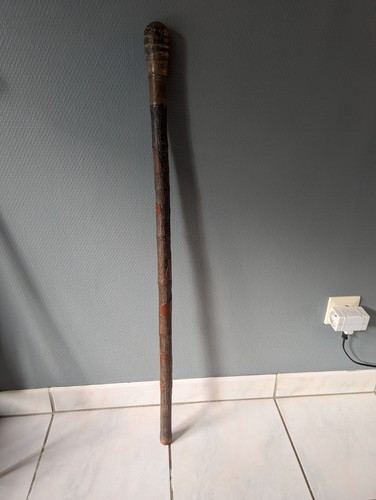 Canne bambou sculptée