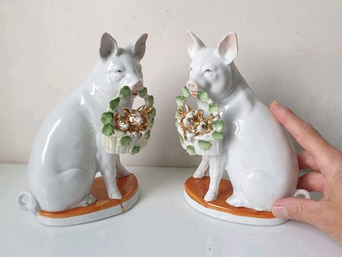 Sculpture paire cochon - sculpture,