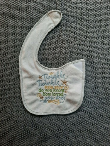 Bavoirs bébé coton blanc