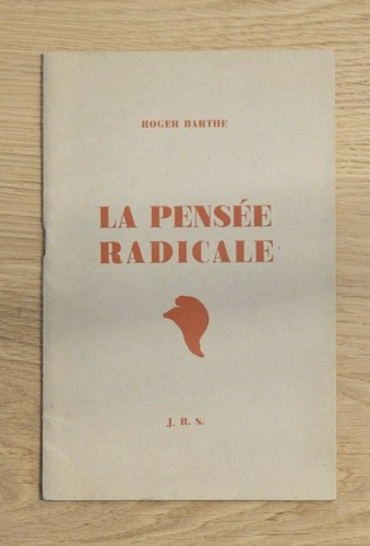 Roger barthe pensée - roger, barthe,