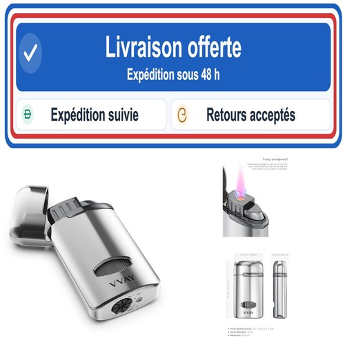 Vvay briquet tempête gaz - tempête,