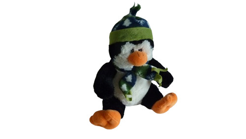 Doudou peluche pingouin - , cm