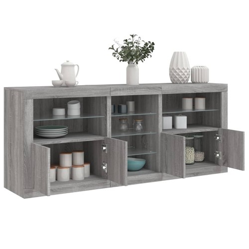 Buffet avec lumières led - avec,
