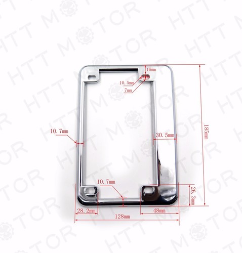 Chrome moto licence - chrome,