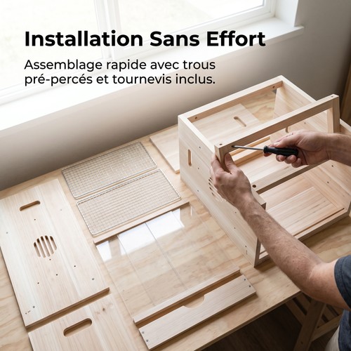 Enclos bois pour oiseaux - en,