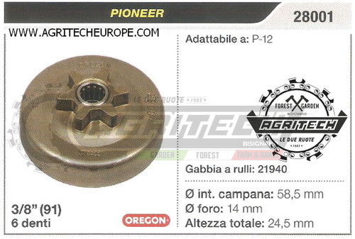 28001 oregon pignon cloche - pignon,