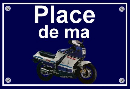 Plaque place ma suzuki - ",