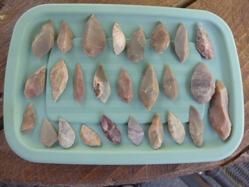 Lot pointes de fleches - pointes,