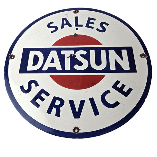 Vintage datsun sign - vintage,