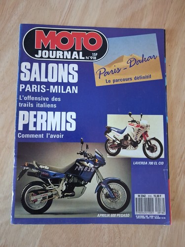 Moto journal 1989 918 - 1989, laverda