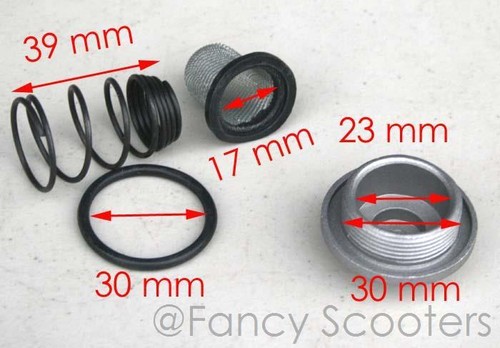 Oil filter and drain plug - oil,