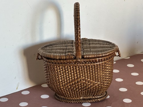 Ancien petit panier - , osier