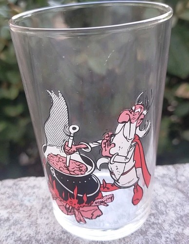 Verre vintage 1968 astérix - vintage,