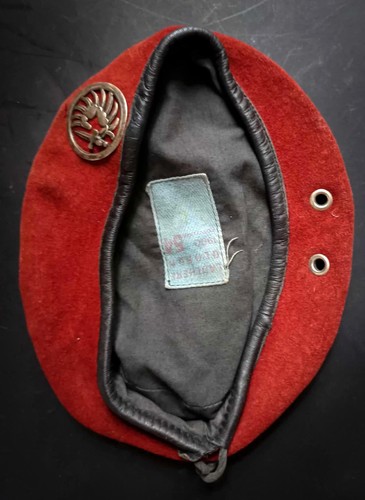 Béret rouge parachutiste - béret,