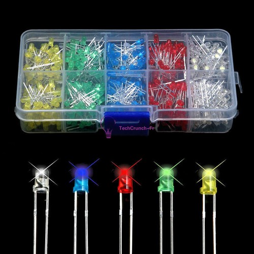500pcs 3mm bright led - 3mm,
