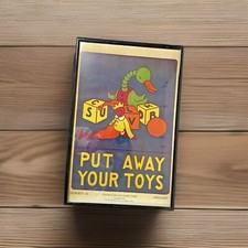 Original Poster Put Away Your Toys Number 20 Copyright 1932 TG Nicols Co Framed