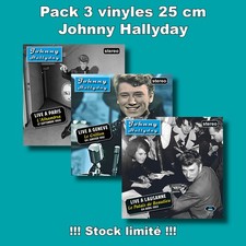 Pack 3 vinyles 25 cm Johnny