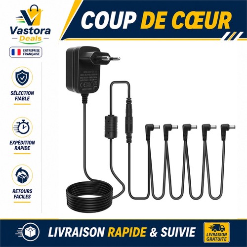 Bloc alimentation 1a pour - 9v,