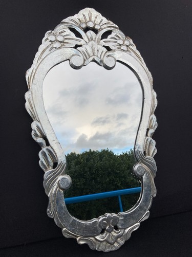 Miroir dans cadre bois - miroir,
