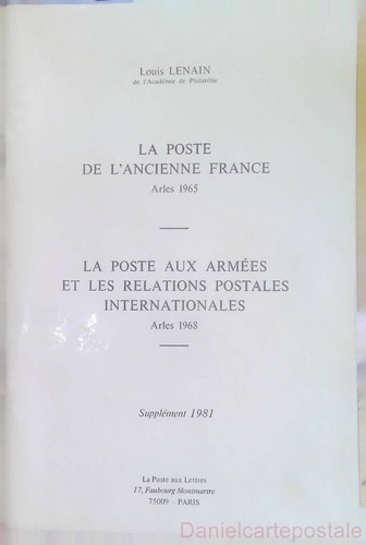 Catalogue poste ancienne - catalogue,
