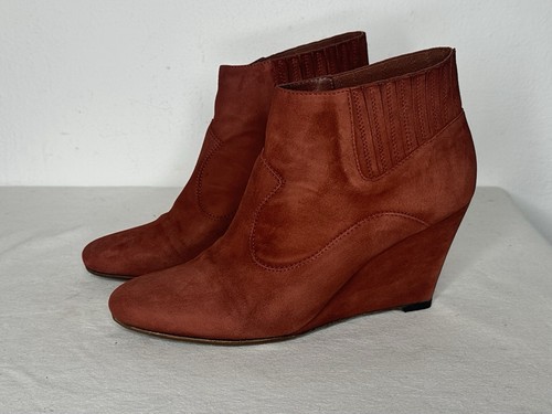 Bottines femme daim marron - , uni