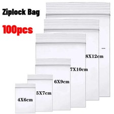 100Pcs Thicken Zipper Sealed