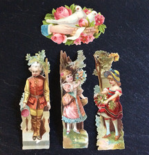 Anciens Chromos Lot de 4