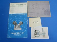 No. 12857 / CH.LUMPP; air compressor 1951-53; leaflet. photo .. LYON