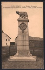 Old postcard Sourbrodt, La Louve Romaine 