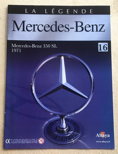 Fascicule legende mercedes - fascicule, la