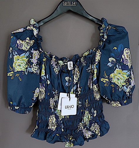 Top lovely liu - top, *bleu