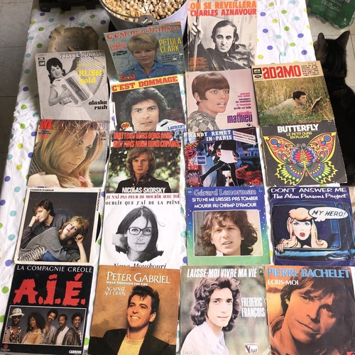Disques vinyles tours et - , 45