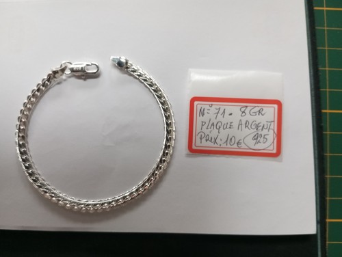 Bracelet plaqué argent 925 - plaqué,