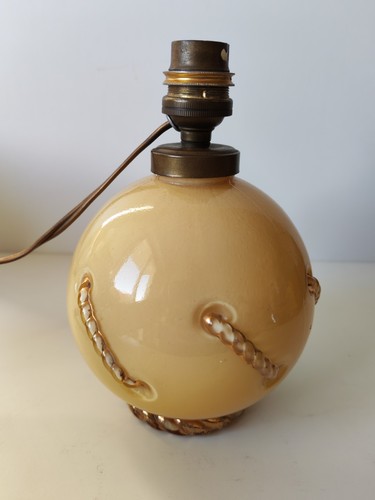 Lampe boule vintage céramique - boule,